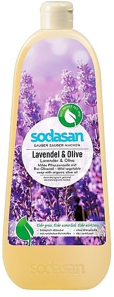Flüssigseife Olive und Lavendel - Sodasan Liquid Lavender-Olive Soap — Foto N2