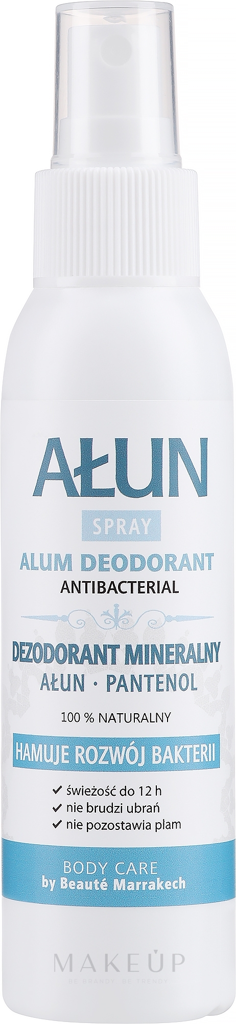 Antibakterielles Deospray mit Alaunstein und Panthenol - Beaute Marrakech Alum & Panthenol — Bild 100 ml