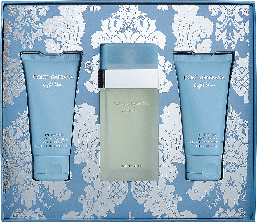 Dolce&Gabbana Light Blue - Duftset (Eau de Toilette 50ml + Körperlotion 50ml + Duschgel 50ml) — Bild N2