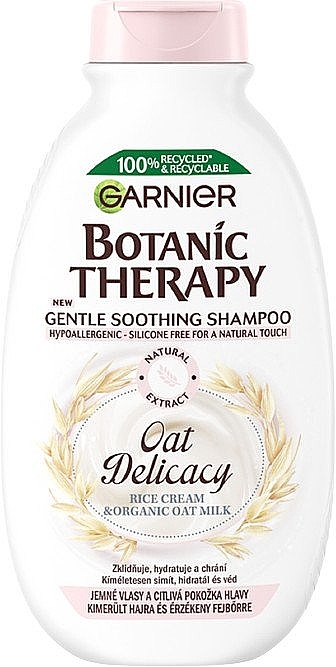 Mildes Haarshampoo - Garnier Botanic Therapy Oat Delicacy Shampoo — Bild N1