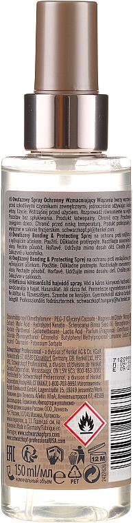 Zwei-Phasen Schützender Haarspray - Schwarzkopf Professional BlondMe Bi-Phase Bonding & Protection Spray — Bild N2