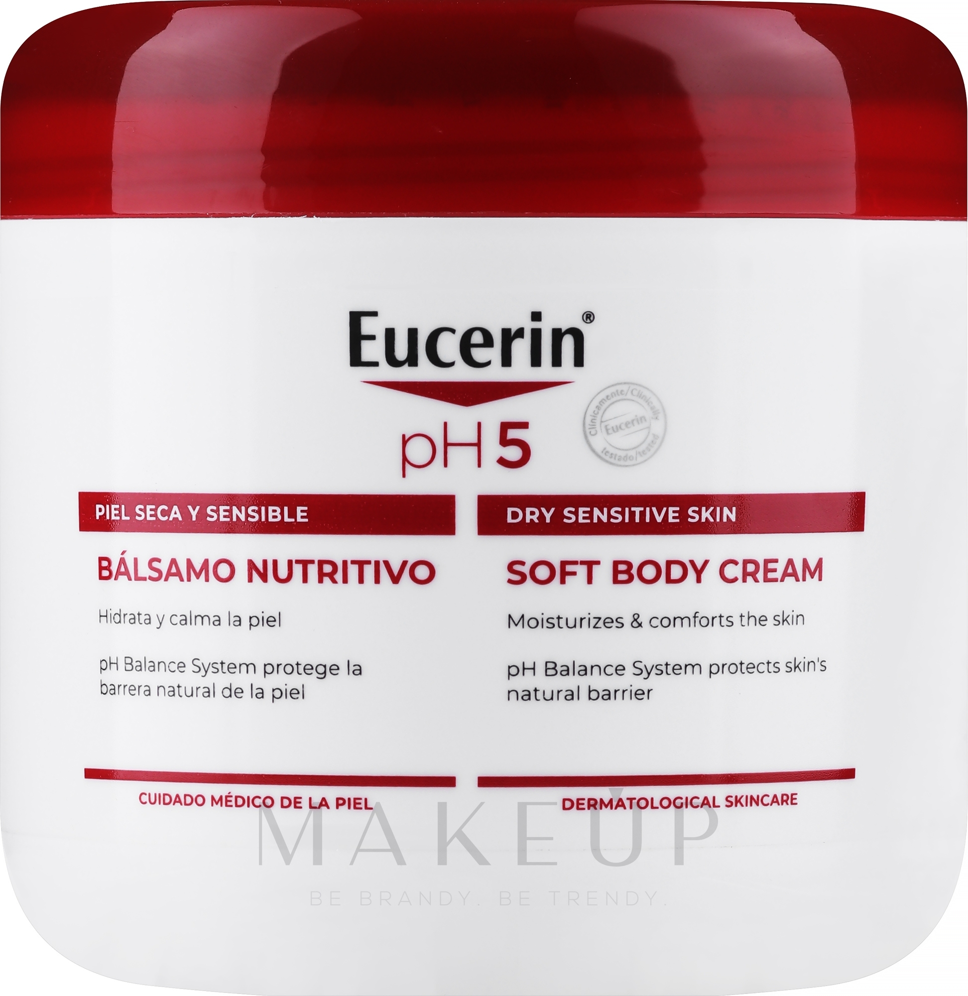 Nährender Balsam für empfindliche Körper- und Gesichtshaut - Eucerin pH5 Nutrition Balm — Bild 450 ml