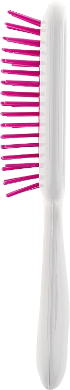 Haarbürste weiß-fuchsia - Janeke Superbrush Small The Original — Bild N2