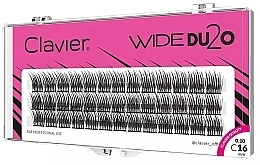 Düfte, Parfümerie und Kosmetik Wimpernbüschel 16 mm - Clavier Wide DU2O Eyelashes