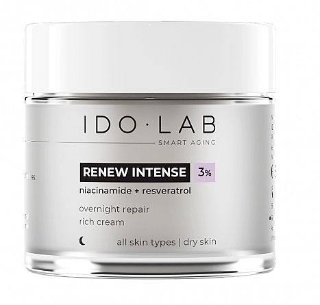 Vitalisierende Anti-Falten-Nachtcreme - Idolab Renew Intense Revitalizing Anti-Wrinkle Night Cream — Bild N1