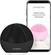 Reinigende Smart-Massagebürste für das Gesicht Luna Mini 3 Midnight - Foreo Luna Mini 3 Facial Cleansing Brush Midnight — Bild N4