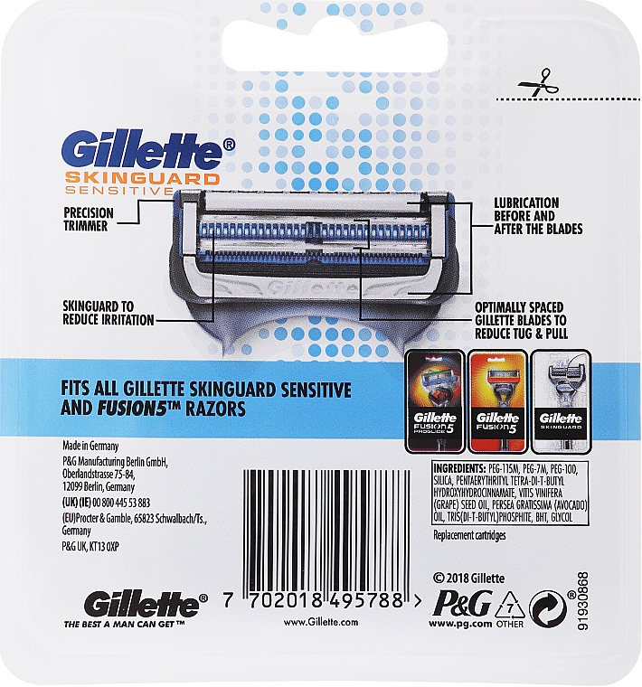 Ersatzklingen 4 St. - Gillette SkinGuard Sensitive — Bild N2