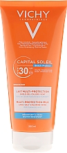 Düfte, Parfümerie und Kosmetik Sonnenschutzmilch mit Hyaluronsäure SPF 30 - Vichy Capital Soleil Beach Protect Lait Multi Protection SPF30