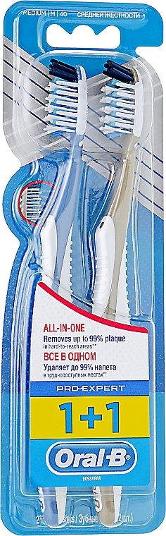 Zahnbürste mittel 2 St. - Oral-B Pro Expert CrossAction All in One — Bild N1