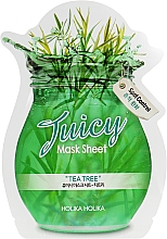 Düfte, Parfümerie und Kosmetik Tuchmaske mit Teebaum-Saft - Holika Holika Tea Tree Juicy Mask Sheet