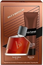 Düfte, Parfümerie und Kosmetik Bruno Banani Magnetic Man - Duftset (Eau de Toilette 30ml + Duschgel 50ml)