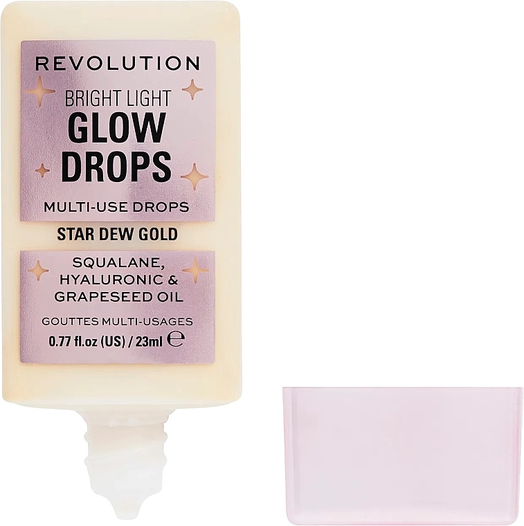 Flüssiger Highlighter für das Gesicht - Makeup Revolution Bright Light Glow Drops — Bild N2