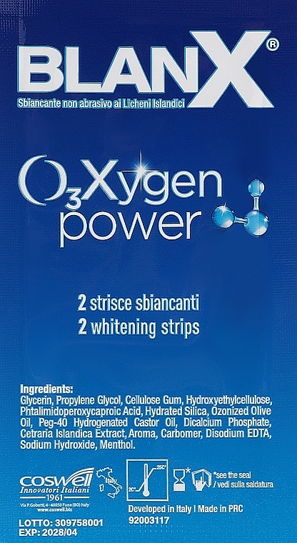 Bleichstreifen für die Zähne - BlanX Oxygen Power Whitening Strips — Bild N2