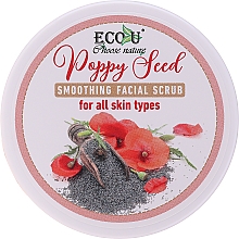 Düfte, Parfümerie und Kosmetik Glättendes Gesichtspeeling für alle Hauttypen - Eco U Smoothing Facial Scrub