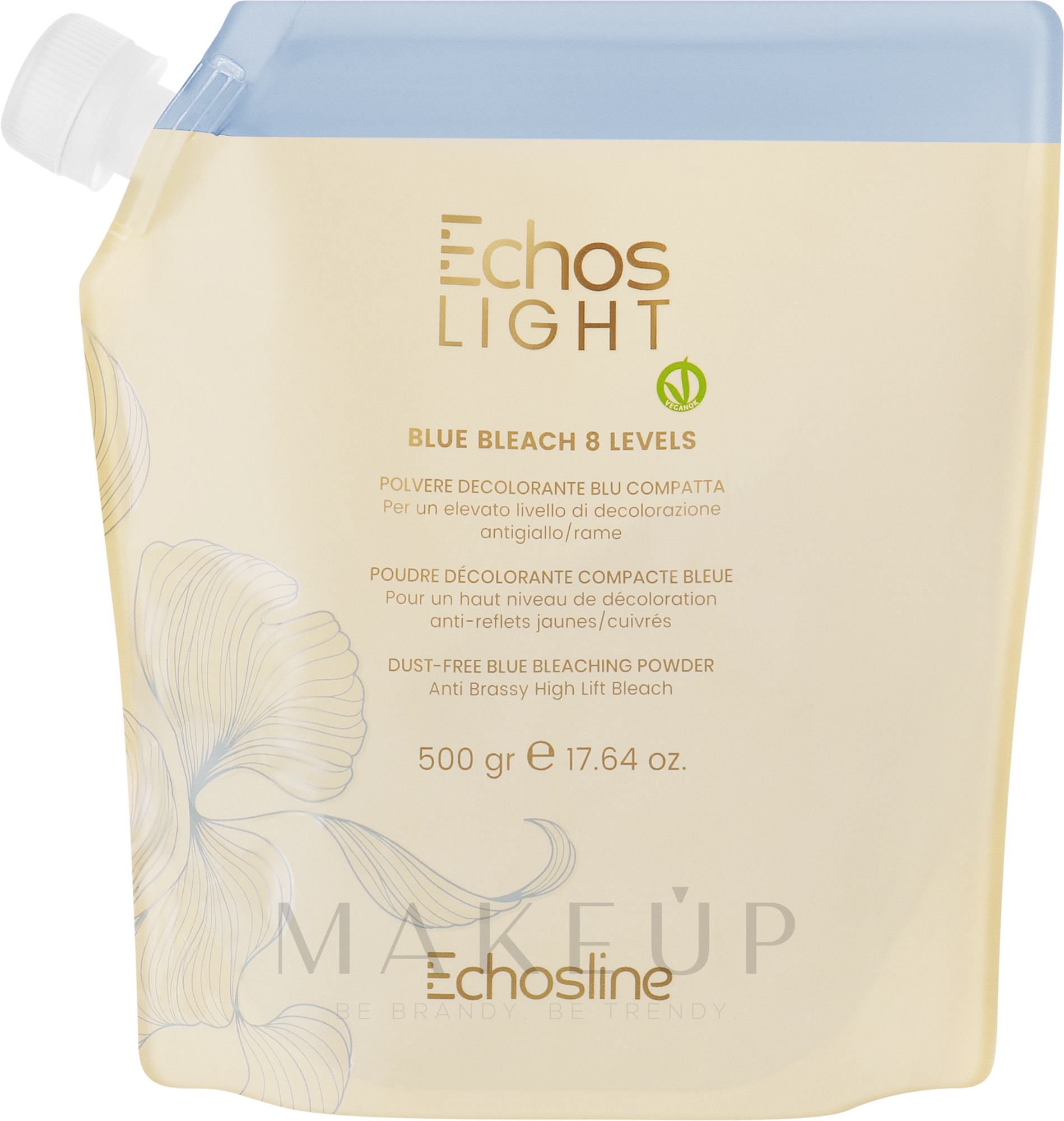 Aufhellungspulver - Echosline Echos Light Blue Bleach 8 Levels — Bild 500 g