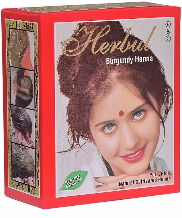 Henna für Haare burgunderrot - Herbul Burgundy Henna — Bild N3