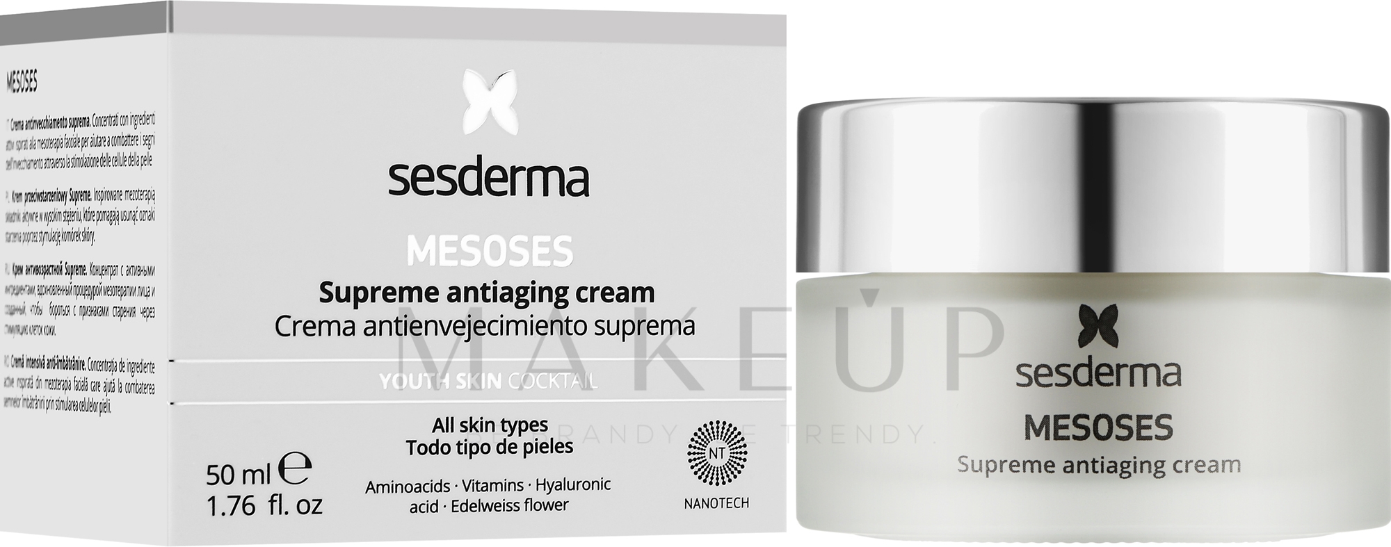 Anti-Aging-Gesichtscreme - SesDerma Mesoses Supreme Antiaging Cream — Bild 50 ml