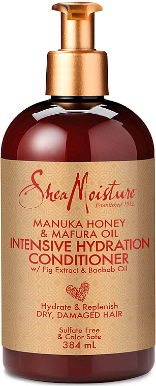 Feuchtigkeitsspendende Haarspülung - Shea Moisture Manuka Honey & Mafura Oil Intensive Hydration Conditioner — Bild N1