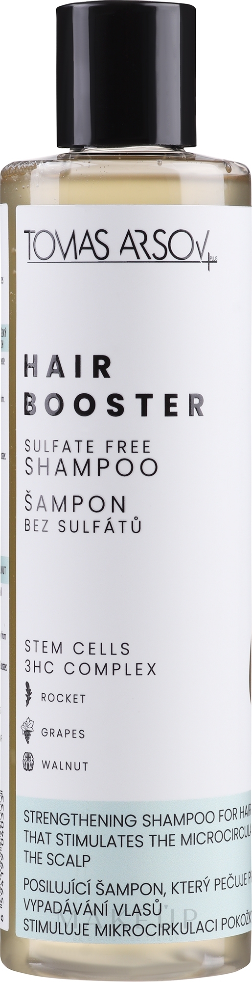 Stärkendes Shampoo gegen Haarausfall - Tomas Arsov Hair Booster Sulfate Free Shampoo — Bild 250 ml