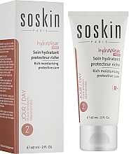 Feuchtigkeitsspendende Pflegecreme für trockene Haut - Soskin Hydrawear Creme-Rich Moisturising Protective Care — Bild N2