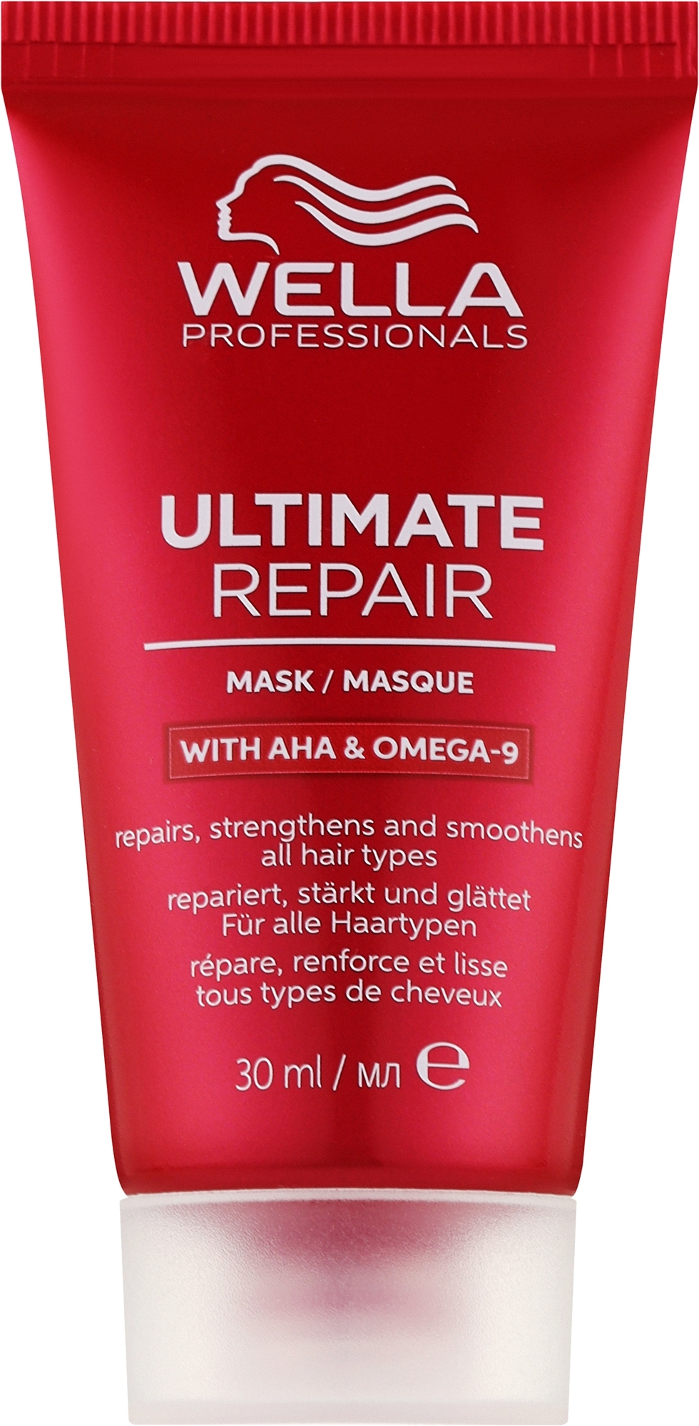 Crememaske für alle Haartypen - Wella Professionals Ultimate Repair Mask With AHA & Omega-9  — Bild 30 ml