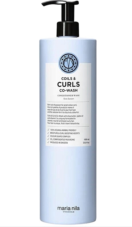 Feuchtigkeitsspendende Haarspülung - Maria Nila Coils & Curls Co-Wash  — Bild N3