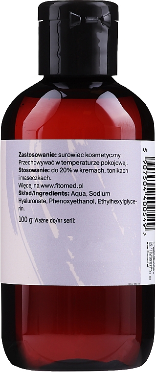 Hyaluronsäure 1% - Fitomed Hyaluronic Acid 1% — Foto N2