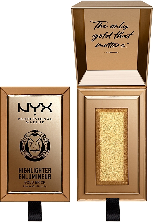 Highlighter für das Gesicht - NYX Professional Makeup La Casa De Papel Highlighter — Bild N1