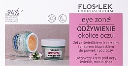 Düfte, Parfümerie und Kosmetik Augenpflegeset - Floslek (Augencreme 15ml + Augengel 10g)