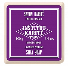 Seifenset - Institut Karite Shea Soap Trio Lemon Verbena, Almond & Honey and Lavender (Seife 100g + Seife 100g + Seife 100g) — Bild N4