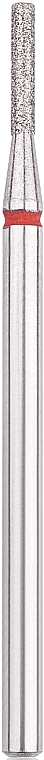 Diamant-Nagelfräser Zylinder 1,4 mm L-8,0 mm rot - Head The Beauty Tools — Bild N1
