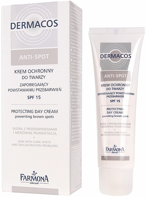 Schützende Tagescreme gegen Pigmentierung - Farmona Professional Dermacos Anti-Spot SPF 15 Protecting Day Cream — Bild N1