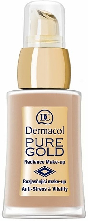 Revitalisierende Foundation mit Goldpartikeln - Dermacol Make-Up Pure Gold Radiance — Bild N1