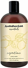 Düfte, Parfümerie und Kosmetik Feuchtigkeitsspendendes Duschgel mit natürlichen Pflanzenextrakten und Zitronenduft - Australian Gold Essentials Sugared Lemon Body Wash