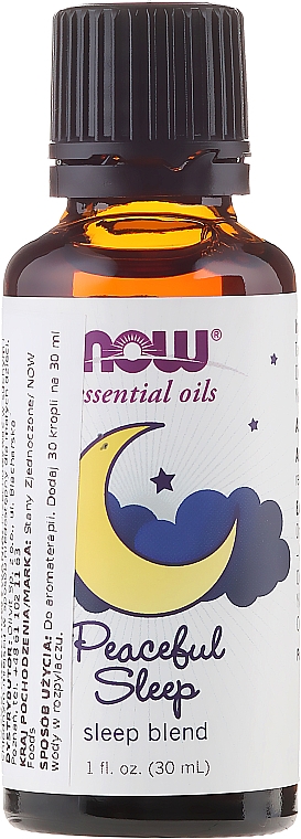Ätehrisches Öl "Peaceful Sleep" - Now Foods Essential Oils Peaceful Sleep Oil Blend — Bild N1