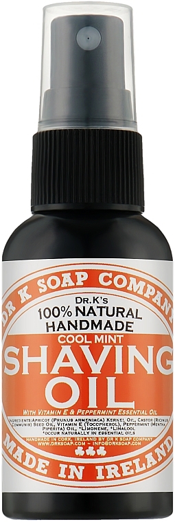 Bartöl Frische Minze - Dr K Soap Company Shaving Oil  — Bild N1
