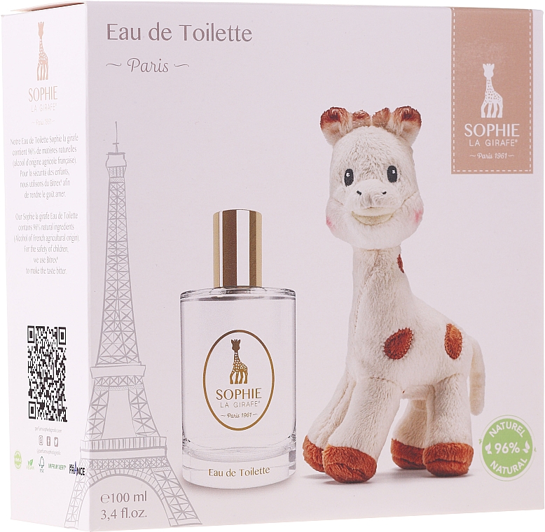 Parfums Sophie La Girafe Eau de Toilette - Duftset (Aromatisches Körperwasser 100ml + Spielzeug) — Bild N2