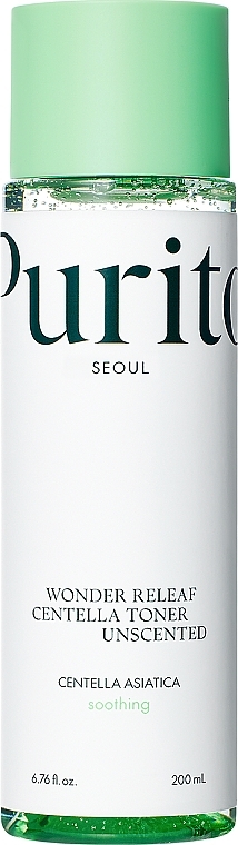 Beruhigendes Tonikum mit Centella Asiatica - Purito Seoul Wonder Releaf Centella Toner Unscented  — Bild N1