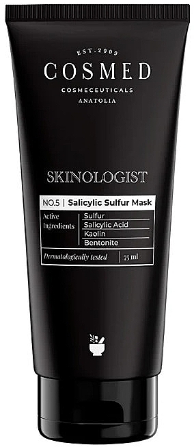 Ton-Gesichtsmaske mit Salicylsäure und Schwefel - Cosmed Skinologist Salicylic Sulfur Mask — Bild N1