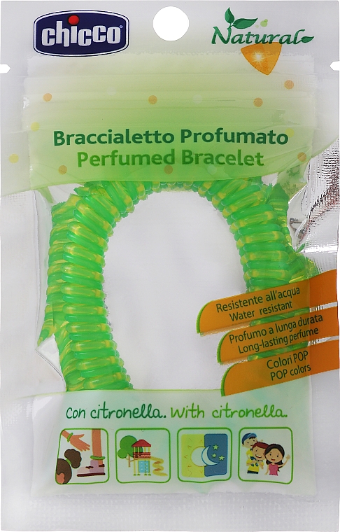 Mückenarmband mit Duftstoff grün - Chicco Perfumed Bracelets — Bild N1
