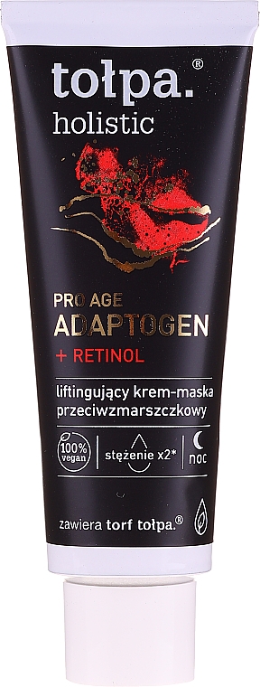 Anti-Falten Gesichtscreme-Maske mit Lifting-Effekt - Tolpa Holistic Pro Age Adaptogen + Retinol Cream-mask — Bild N3