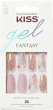 Düfte, Parfümerie und Kosmetik Set für künstliche Nägel mit Kleber L - Kiss Glam Fantasy Nails Dreams