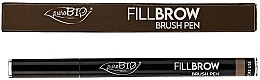 Düfte, Parfümerie und Kosmetik Augenbrauenstift - PuroBio Cosmetics Fillbrow Brush Pen 