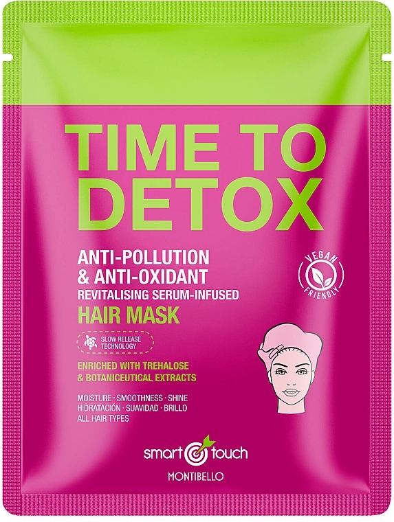 Detox-Haarmaske - Montibello Smart Touch Time To Detox Hair Mask — Bild N1