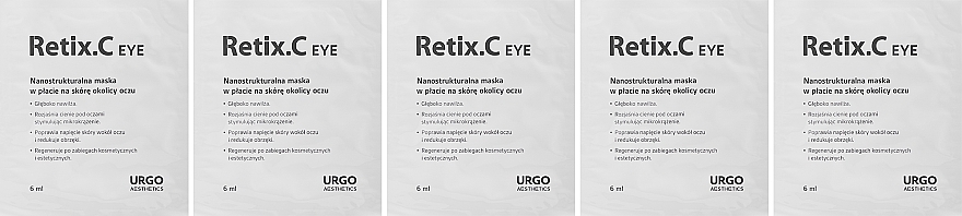 Regenerierende Tuchmaske für die Haut um die Augen - Retix.C Eye Mask — Bild N2