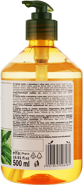 Flüssigseife mit Aloe Vera Extrakt - O’Herbal Aloe Vera Liquid Soap — Bild N2