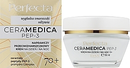 Korrigierende Anti-Falten-Creme für Tag und Nacht 70+ - Perfecta Ceramedica Pep-3 Face Cream 70+ — Bild N3