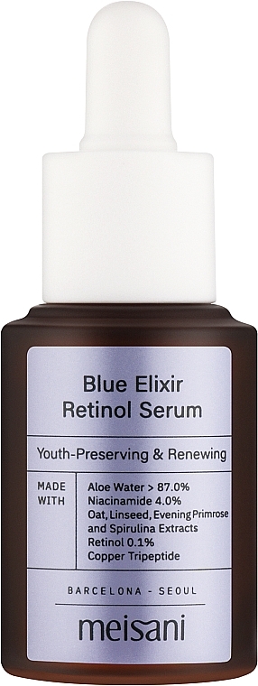 Anti-Aging-Serum mit Retinol - Meisani Blue Elixir Retinol Serum — Bild N1