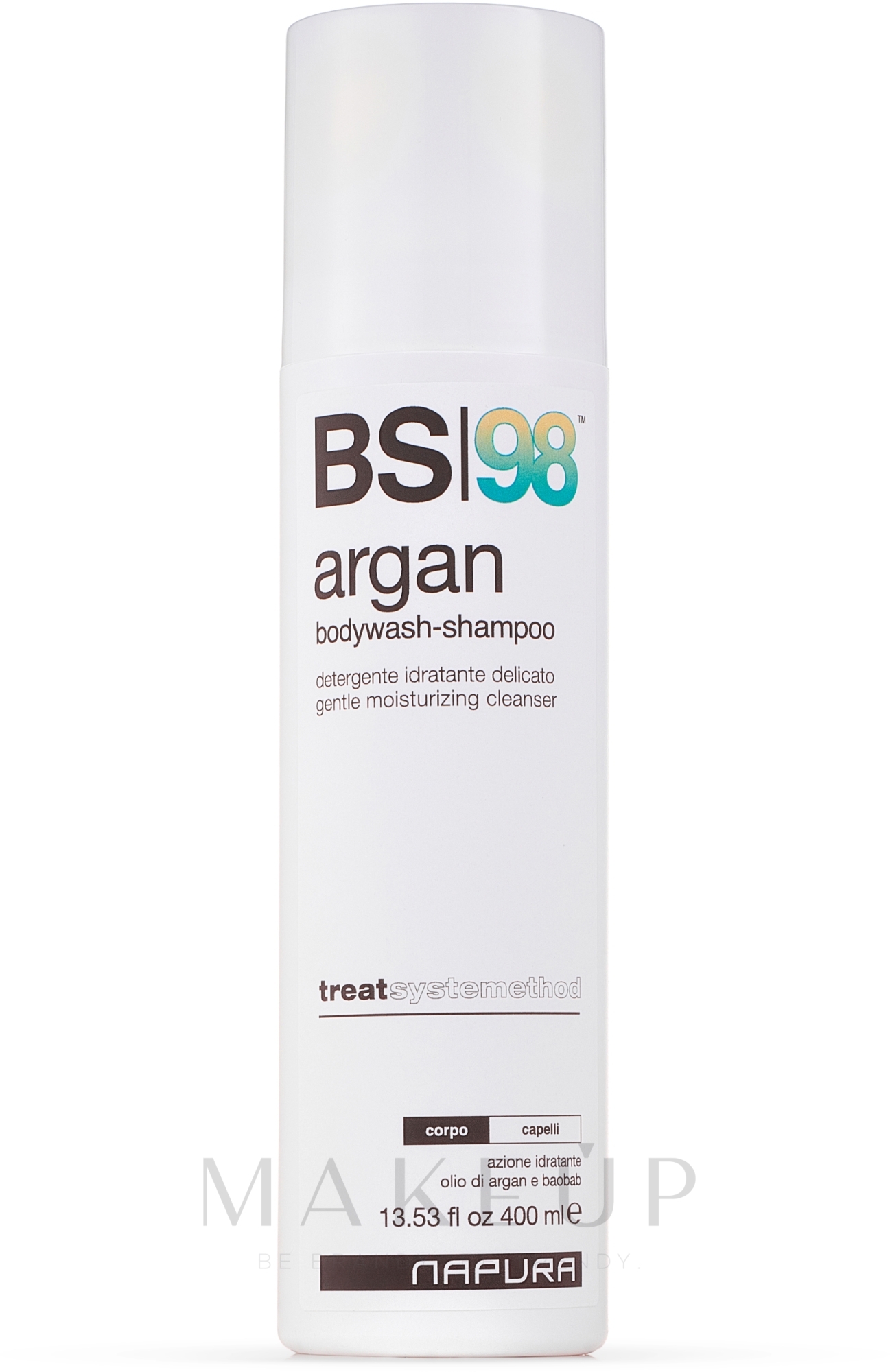 Shampoo für Körper und Haare mit Argan - Napura BS98 Argan Bodywash Shampoo — Bild 400 ml