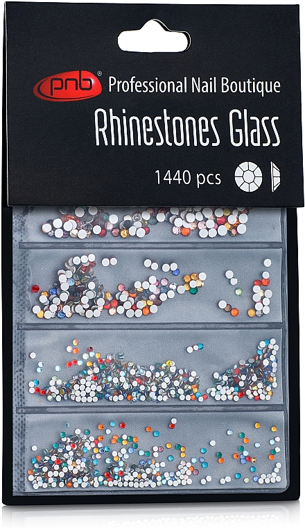 Nagel-Strasssteine - PNB Colorful Mix SS2,3,6,8,10,12 Glass — Bild N1